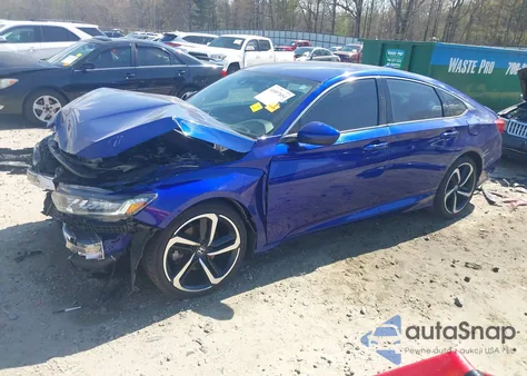 2018 Honda Accord Sport z USA, uszkodzony, nr VIN 1HGCV1F39JA122746